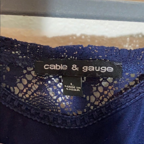 Cable & Gauge Tank Blouse - Picture 4 of 4